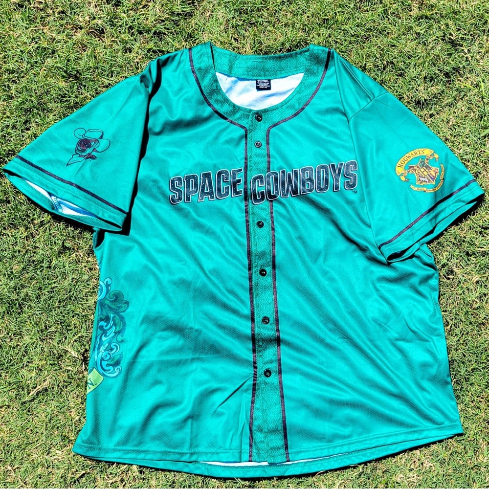 Sugar Land Space Cowboys Harry Potter Night Slytherin Jersey XL